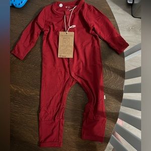 Kyte Baby Romper in Ruby